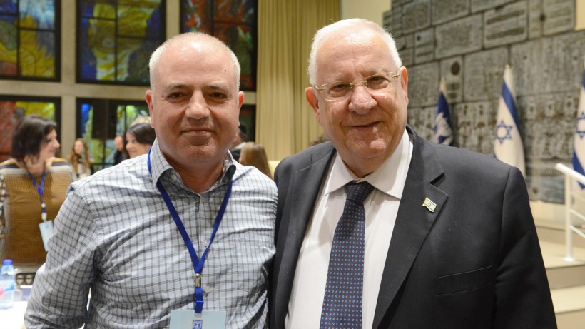 תמונה עם הנשיא